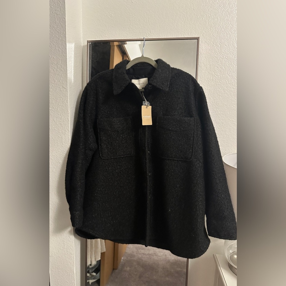 Ecothreads Black Shacket